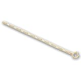 14in Gold-plated Figaro Watch Chain