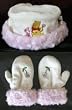 Disney Winnie The Pooh baby Toddler beanie & gloves set