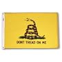 3 x 5 ft Gadsden "Don't Tread On Me" Nylon Flag