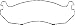 Bendix Global MRD203 Front Semi Metallic Pads