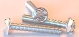 4-40 X 5/16 Machine Screws / Slotted / Indented Hex Washer Head / 18-8 Stainless Steel / 5,000 Pc. Carton