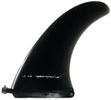 Rainbow Rusty Flex Longboard Fin - 8 in. - Black