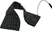 FLEXIBLE FALTBARE TASTATUR USB + PS/2 SCHWARZ FULL SIZE