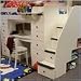 California Kids Moondoggie Bunk Bed Bedding Set for Sierra Collection Space Saver Loft