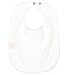 Baby : One-2-Wear - Infant Terry-Velour Coverall Bib, White and White