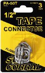 Woodstream Corp 3Pk1/2"Polytape Splicer Pa-50T Electric Fencing Accessories