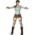 Lara Croft Anniversary Costume Blue Brown with Top Shorts Belt Gloves Backpack Boot Covers