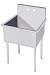 One Compartment Sink - Square Corner Scullery Budget Sinks, Advance Tabco - Model 58003-078 - Each