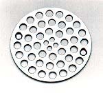Brasstech 238/26 4-Inch Solid Brass Shower Strainer, Polished Chrome