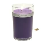 Red Flower French Lavender LITTLE Flower Candle