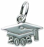 Graduation Cap 2008 Charm by Rembrandt Charms
