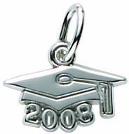 Graduation Cap 2008 Charm by Rembrandt Charms