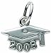 Jewelry : Graduation Cap 2008 Charm by Rembrandt Charms