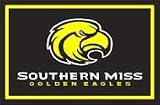 Southern Mississippi Golden Eagles 3' x 5' Small Top View Area Rug