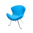 Ultra Soft Wing Chair Light Blue (set of 2) By Walker Edison Furniture
