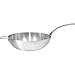 Tri-Wall Wok Flat Base Stainless steel 380mm 15