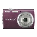 Nikon Coolpix S230 10MP Digital Camera with 3x Optical Zoom and 3 inch Touch Panel LCD (Plum)