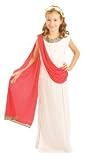 roman greek girl  goddess childrens fancy dress costume medium 6-8 130cm