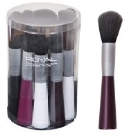 Royal Cosmetics Big Blusher/Powder Brush In Plum