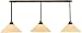 Toltec Pool Table Light Black Copper Pendant 16 Antique Ivory