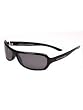 BODY GLOVE Gloss Solid Black MAUNA KEA Sunglasses with Smoke Polarized Lenses