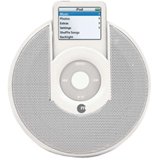 Macally Portable Stereo Speaker for iPod nano 1G (White)