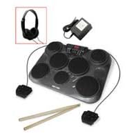Singing Machine SMI-1450 Complete 7-Pad Digital Drum Kit Package