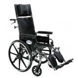 Drive Medical Viper Plus Reclining 18 Inches Flip Back & Adjustable Height Desk Arms -1 ea