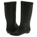 Frye Bonnie Mid Strap Black Leather Boot