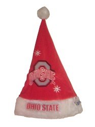 Ohio State Buckeyes Colorblock Santa Hat