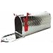 Diamond Plate Mail Box w/ Flame Flag As Seen on TV