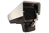 Weatherproof Outdoor Camera Housing with a Wiper and Heat Blower