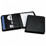 Professional Series Zippered Pad Folio with Letter Size Pad, Black SAM70820