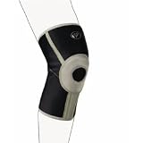 Rucanor Neoprene With Moisture Management Onyx Closed Knee Support (Size: Small) (Colour: Black )