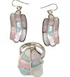 Ring and Earring Set Sterling Silver Jewelry