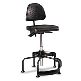 Deluxe Industrial Chair, Black
