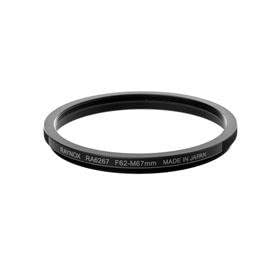Adapter ring F62-M67mm: for 67mm filter size camera