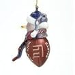 New York Giants 3" Acrylic Striped Home Run Snowman - NFL Football