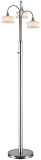 Annis Polished Steel Floor Lamp