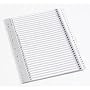 White Numbered Plastic 30 Part A4 File Index Divid&hellip by Manchester Stationery