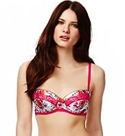 Limited Collection Floral Print Padded Balcony A-DD Bra