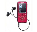 SONY NWZ-S638FR 8 GB Walkman FM MP3 Player - Red