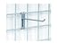 10 Grid Wall Peg Hook. Package of 12