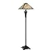 Lite Source C61117 2 Light Remus Shaded Floor Lamp, Antique Bronze