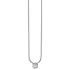 Esprit Damen-Kette glam shine 925 Sterlingsilber 1 Zirkonia farblos ca. 42+3cm ESNL92153A420