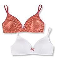 2 Pack Angel Non-Wired Spotted Bras