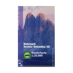 Naturparkkarte Sextner Dolomiten: Wanderkarte Tabacco. 1:25000: in den Gemeinden Toblach, Sexten und Innichen. Wanderkarte Tabacco