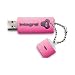 Integral USB 2.0 Splash Drive, 2GB, Pink, Shock and Water Resistant
