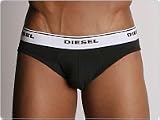 Diesel Cotton Stretch Kinkol Brief Black