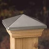 6x6 Victoria Stainless High Point Post Cap [CAPITOL CITY LUMBER]